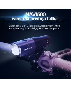 ENFITNIX NAVI 500 - SPREDNJA LUČ ZA KOLO - INOVATIVNA ZASNOVA