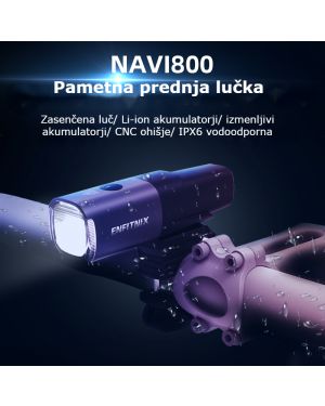 ENFITNIX NAVI 800 - SPREDNJA LUČ ZA KOLO - INOVATIVNA ZASNOVA