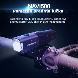 ENFITNIX NAVI 500 - SPREDNJA LUČ ZA KOLO - INOVATIVNA ZASNOVA